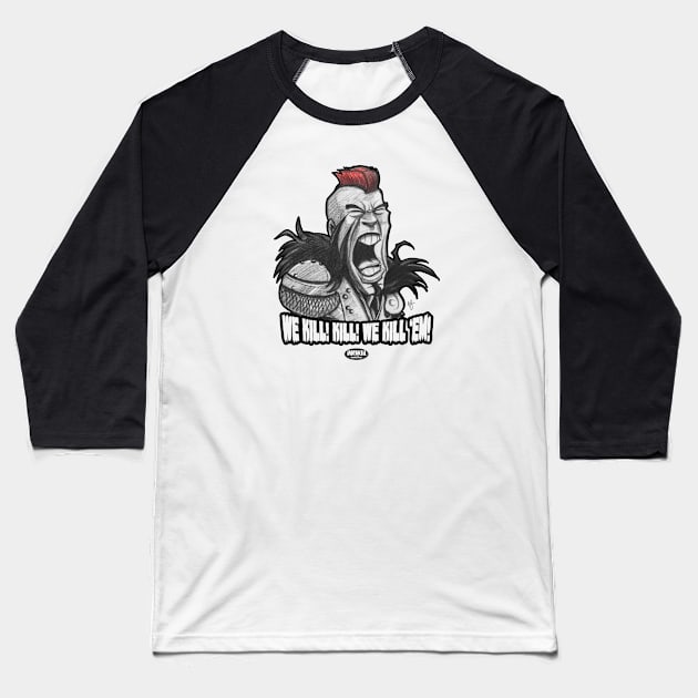 Wez Baseball T-Shirt by AndysocialIndustries